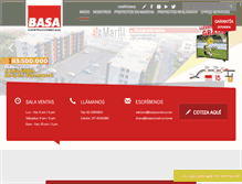 Tablet Screenshot of basaconstrucciones.com